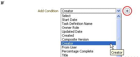 Setting up a sample rule