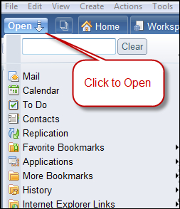 how to create a bookmark in lotus notes 8.5