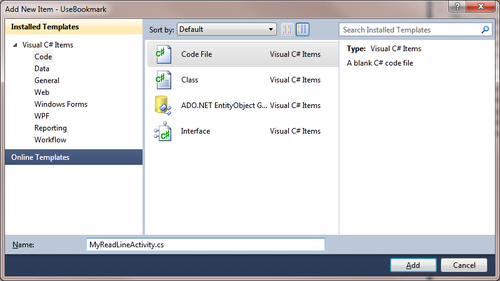 1. Workflow Program | Microsoft Windows Workflow Foundation 4.0 Cookbook