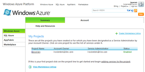 Creating an account and reviewing the portal