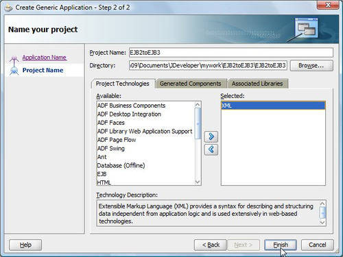 Adding an Application