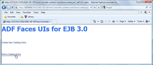 Finding an Entity instance