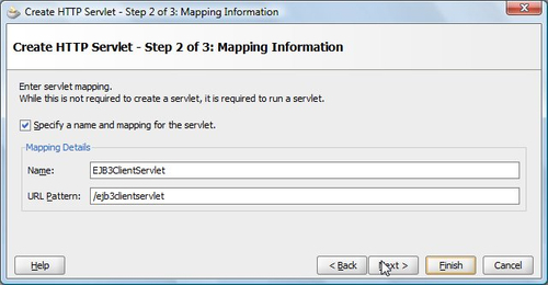 Creating a servlet client