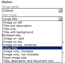 Configuring the Content Query Web Part