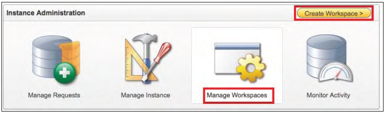Creating a workspace