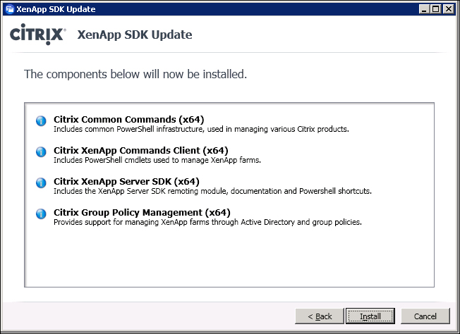 powershell commands for citrix xenapp 6.5