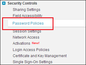Setting up password policies
