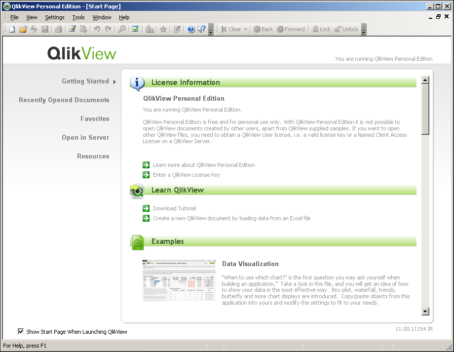 Getting QlikView