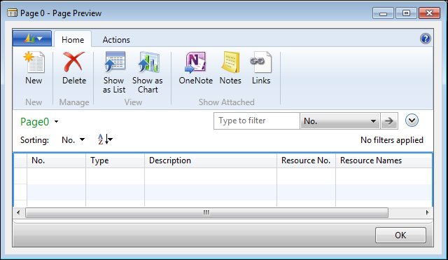 Creating a List page
