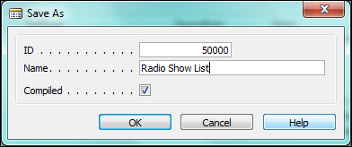 Creating a List page