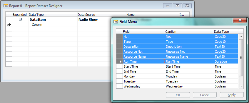 Creating a List Report