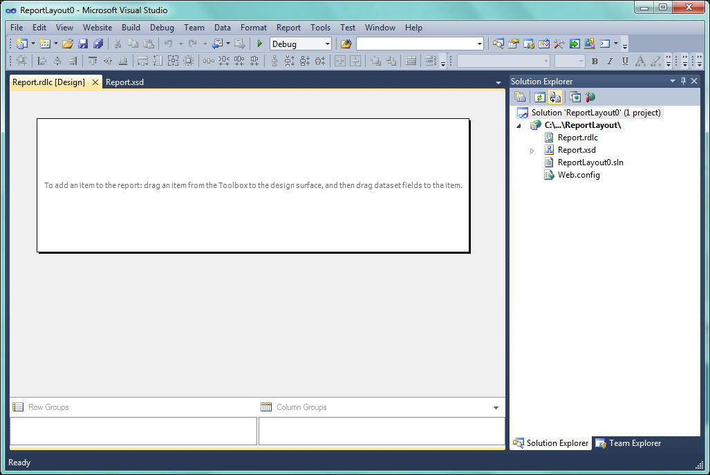 Creating a List Report