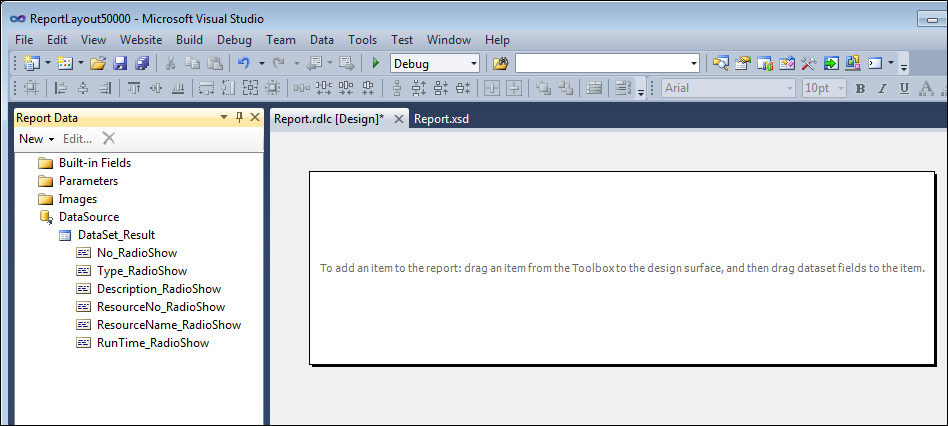 Creating a List Report