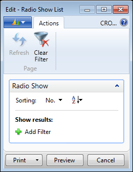 Creating a List Report