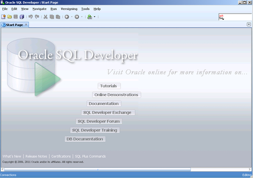 oracle sql developer schema browser