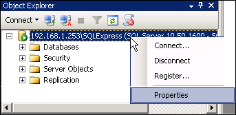 Verifying SQL Server authentication settings
