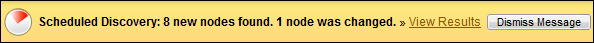 Adding nodes from a Scheduled Discovery