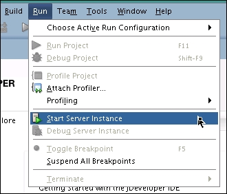 Time for action – creating a default domain