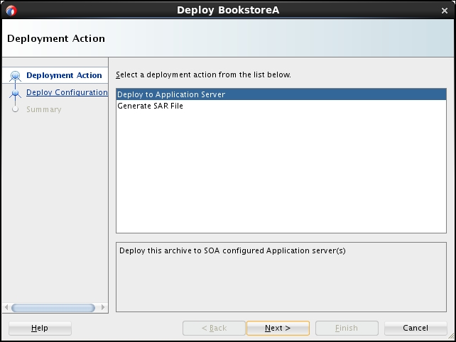 Time for action – deploying the BPEL process