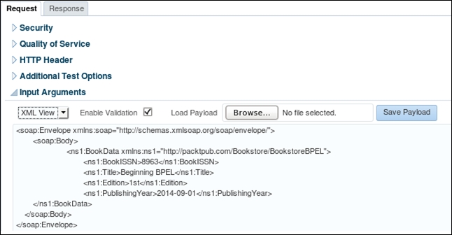 Time for action – testing the BPEL process
