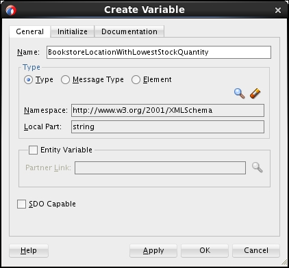 Time for action – creating XML type variables