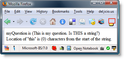 Additional functions