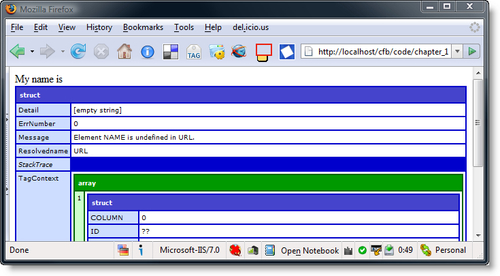 <CFTRY> and <CFCATCH>