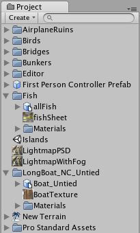 The Project panel