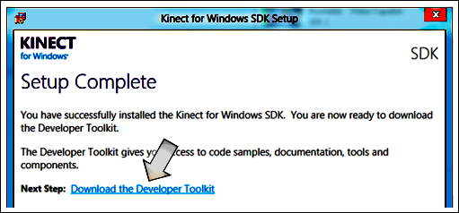 Installing Kinect for Windows SDK