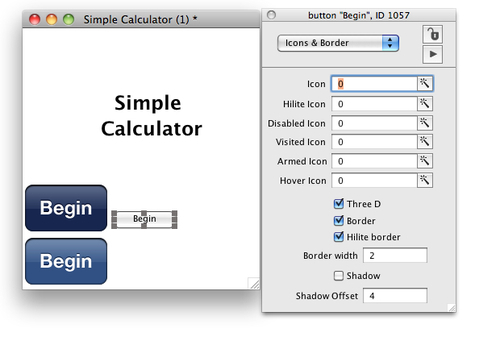 Rollover buttons