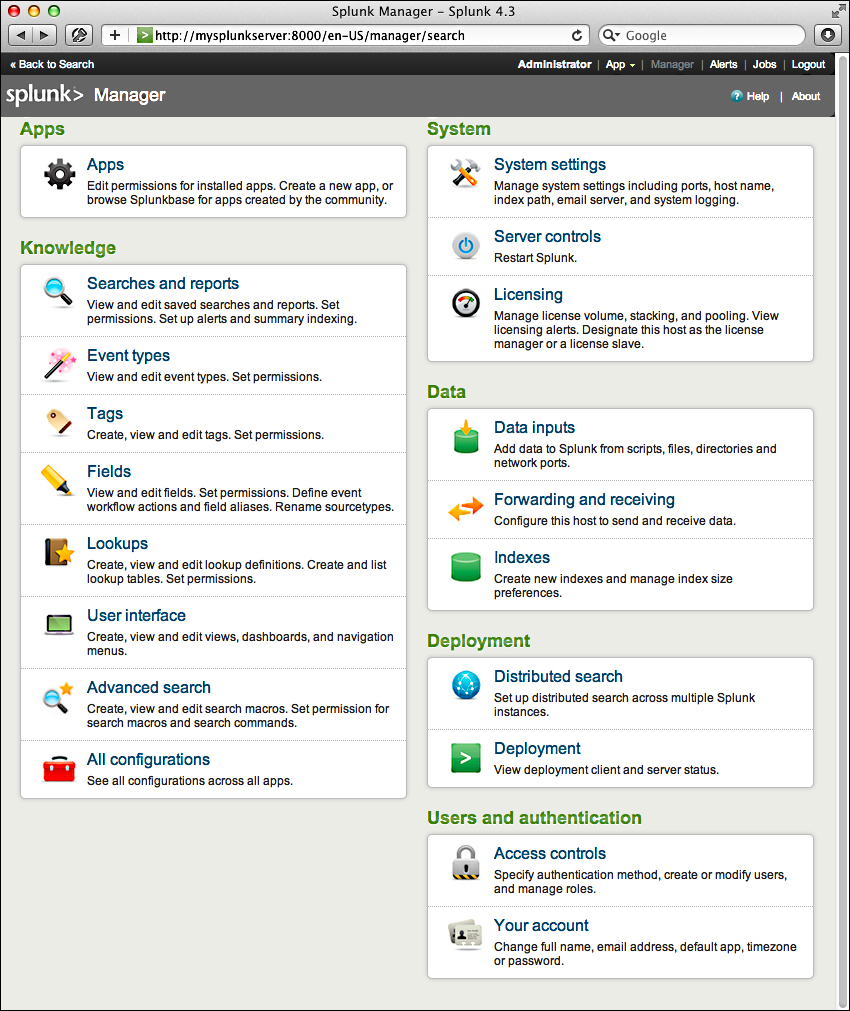Using Manager