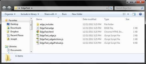 Edge project file structure