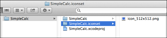 Time for action - configuring the SimpleCalc Xcode project