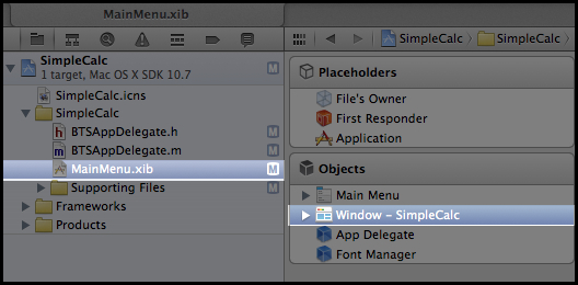 Time for action – creating the SimpleCalc interface