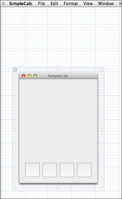 Time for action – creating the SimpleCalc interface