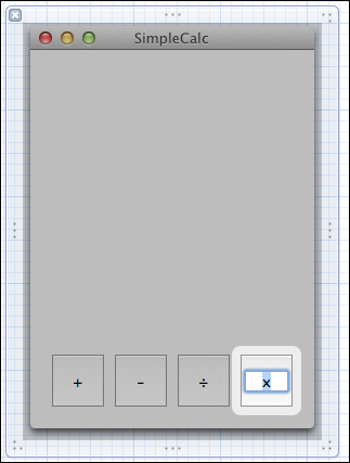 Time for action – creating the SimpleCalc interface