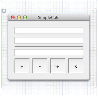 Time for action – creating the SimpleCalc interface