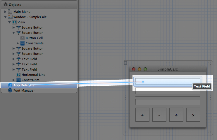 Time for action – creating the SimpleCalc interface