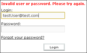 Logging in to the Connect application