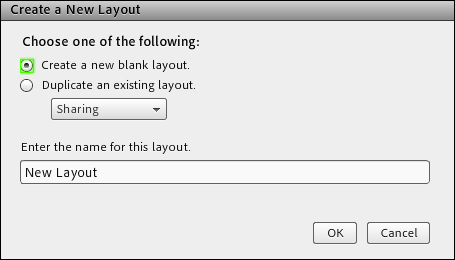 Creating layouts