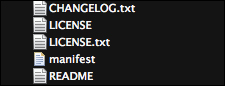 Other files in the base directory