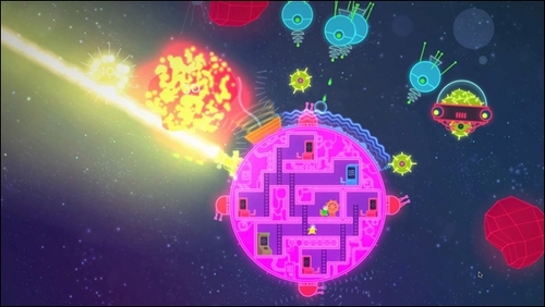 Lovers in a Dangerous Spacetime