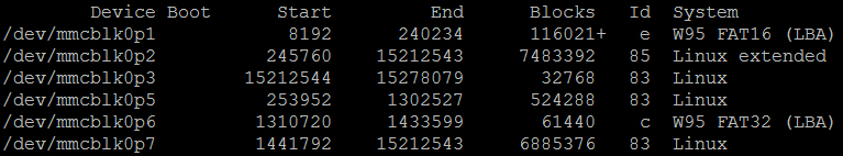 Accessing the Data/RECOVERY/BOOT partition