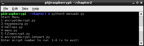 Creating a self-defining menu
