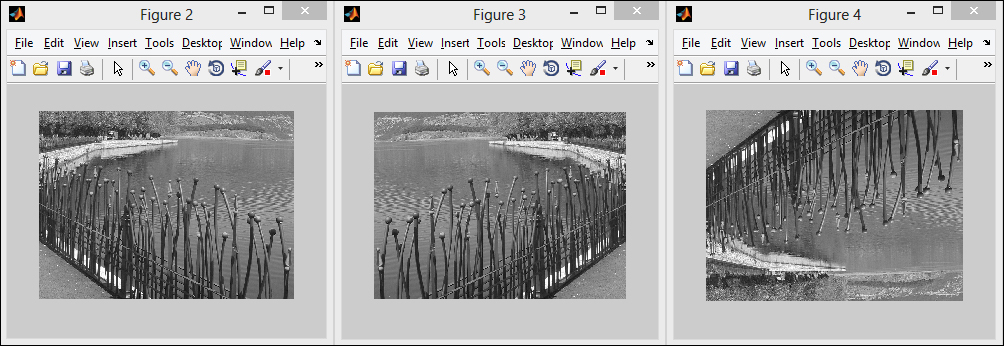 Time for action – mirroring an image and displaying the result