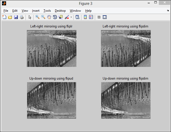 Have a go hero – using flipdim and comparing the results