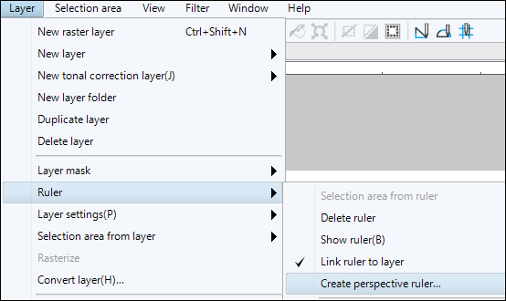 manga studio perspective ruler