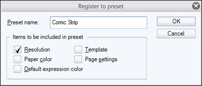 Creating and saving a custom page template