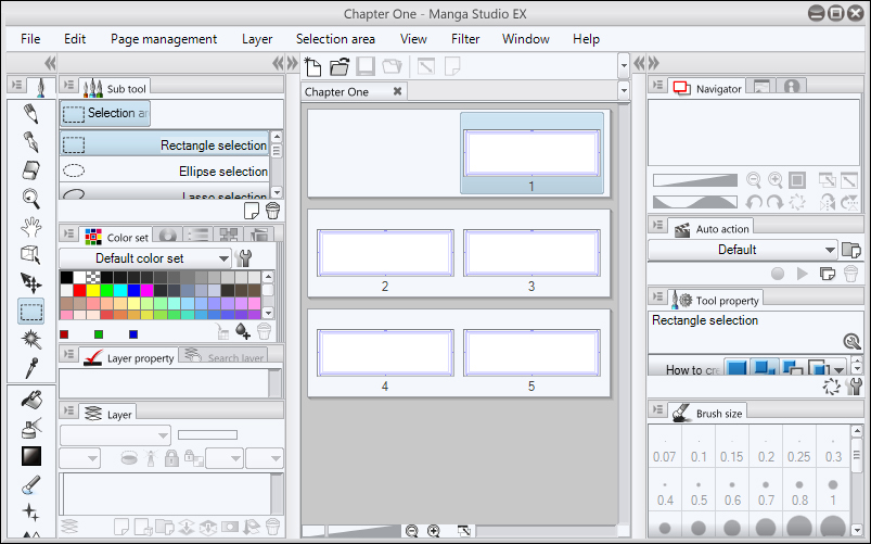 Navigating and rearranging pages
