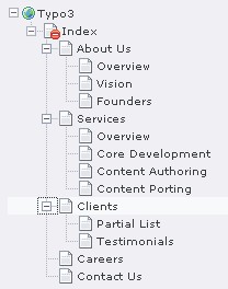 Setting up an Example Page Structure